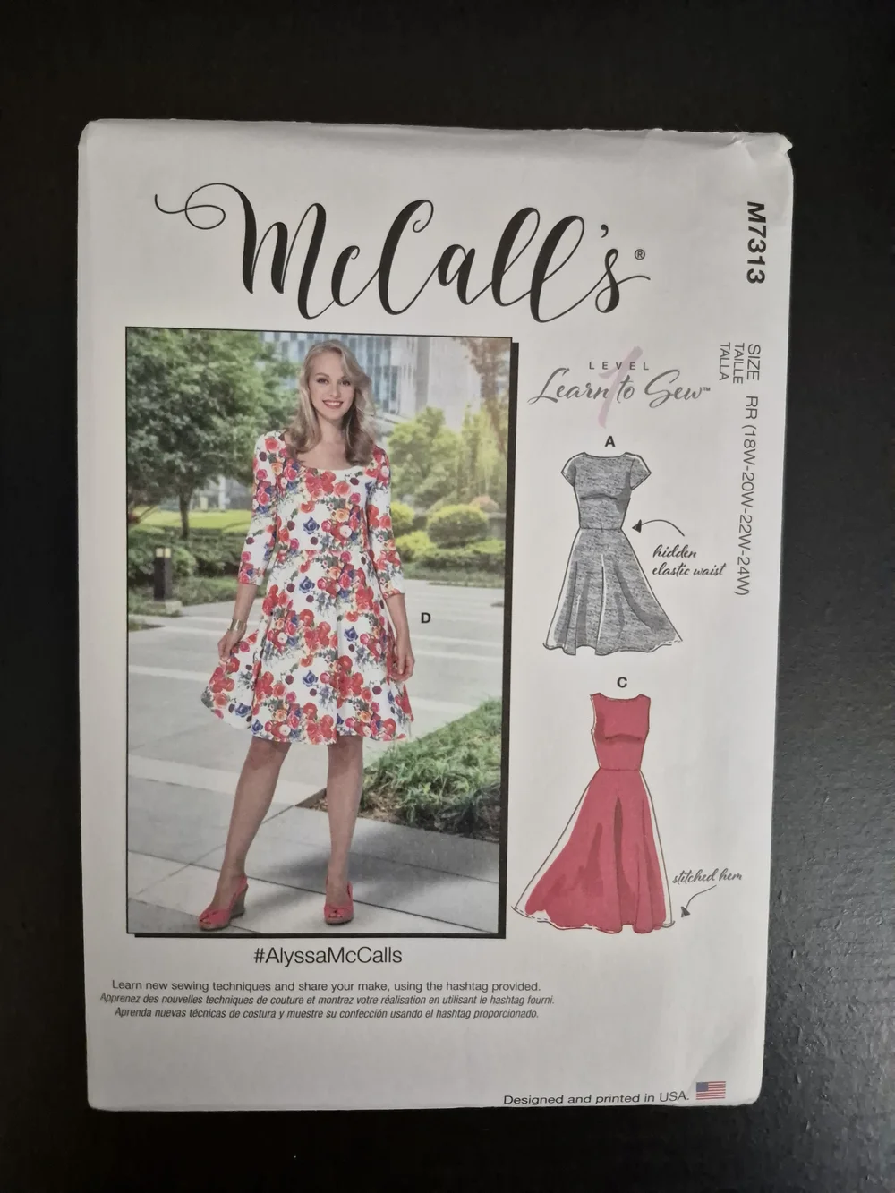McCall's Pattern M7313 *UNCUT*
